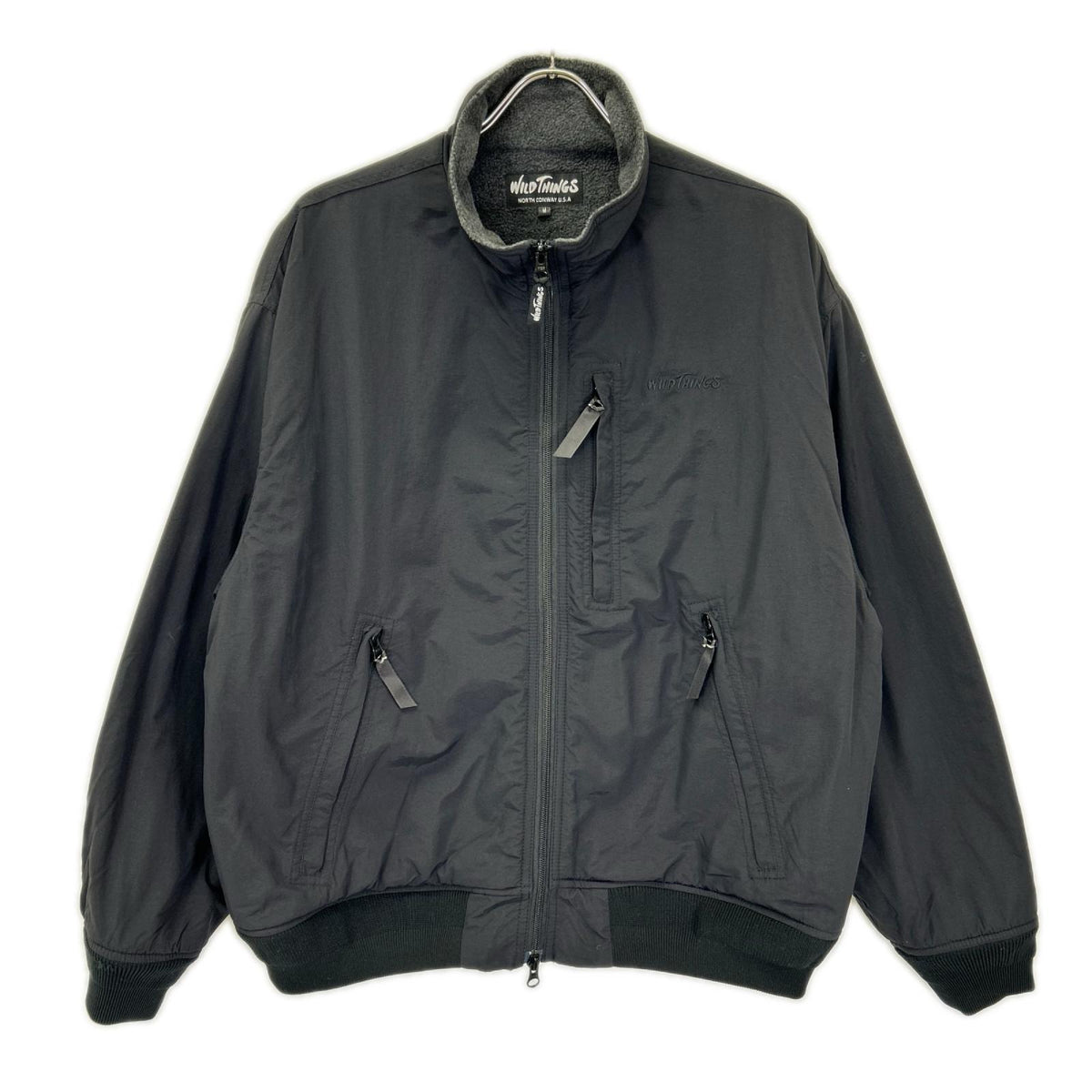 WILD THINGS ワイルドシングス WT25151AD 25AW ブラック スタンドアップ フリースライニング ジャケット ジャケット
