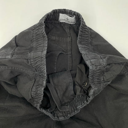STONE ISLAND ストーンアイランド ブラック Trousers パンツ ボトムス