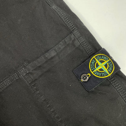STONE ISLAND ストーンアイランド ブラック Trousers パンツ ボトムス