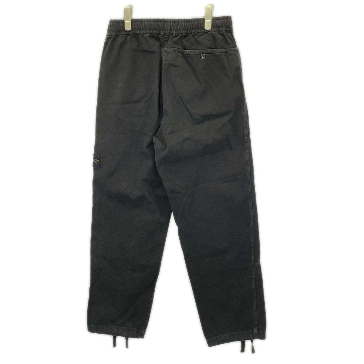STONE ISLAND ストーンアイランド ブラック Trousers パンツ ボトムス
