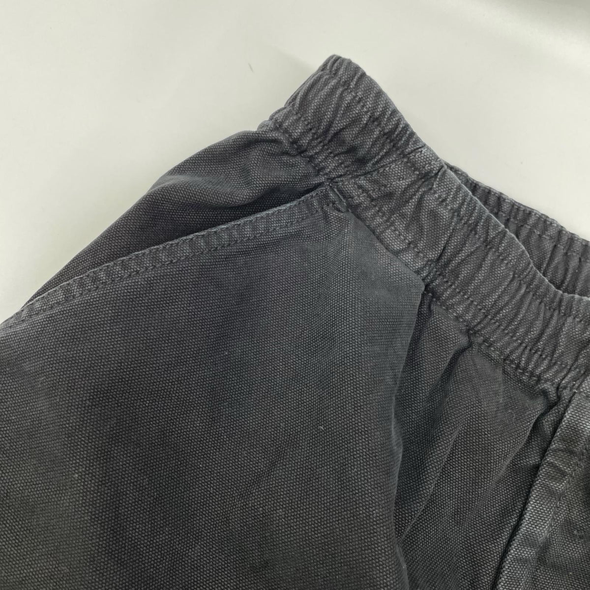 STONE ISLAND ストーンアイランド ブラック Trousers パンツ ボトムス