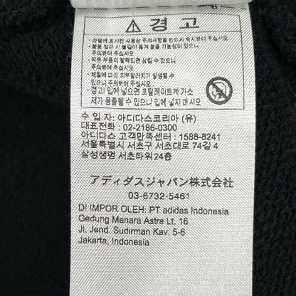 adidas アディダス KQ5524 ブラック ルーズフィット パーカー トップス
