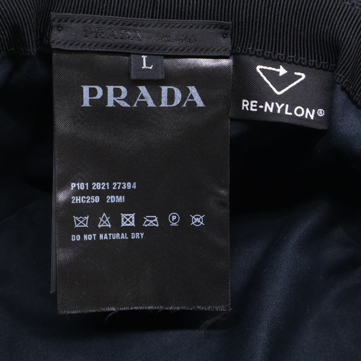 PRADA プラダ 【美品/国内正規】2HC250 2DMI Re-Nylon ナイロン バケットハット 帽子