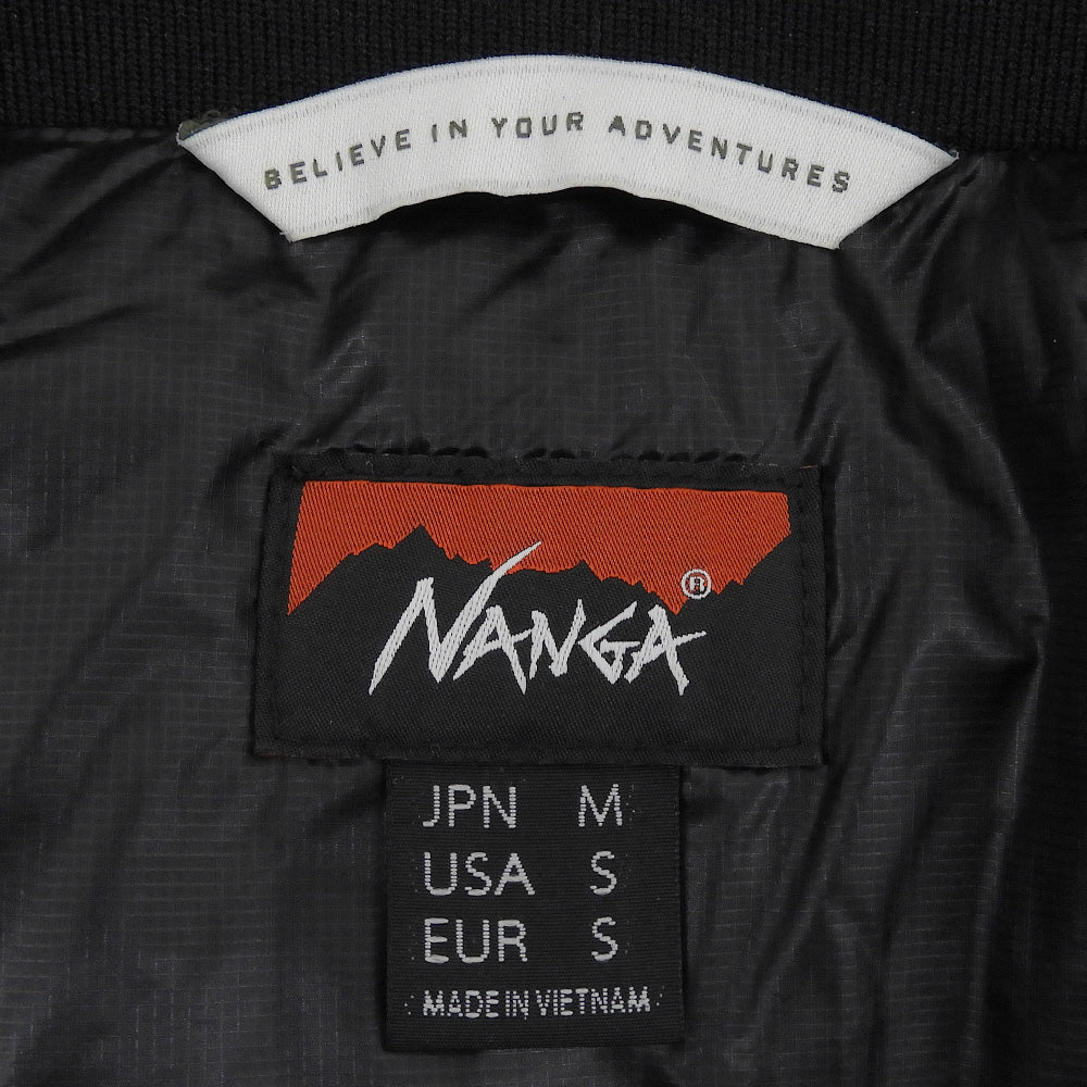 NANGA ナンガ マウンテン ロッジ ダウン フーディ ジャケット メンズ ブラック M 24FW NW2441-1A802 ジャケット