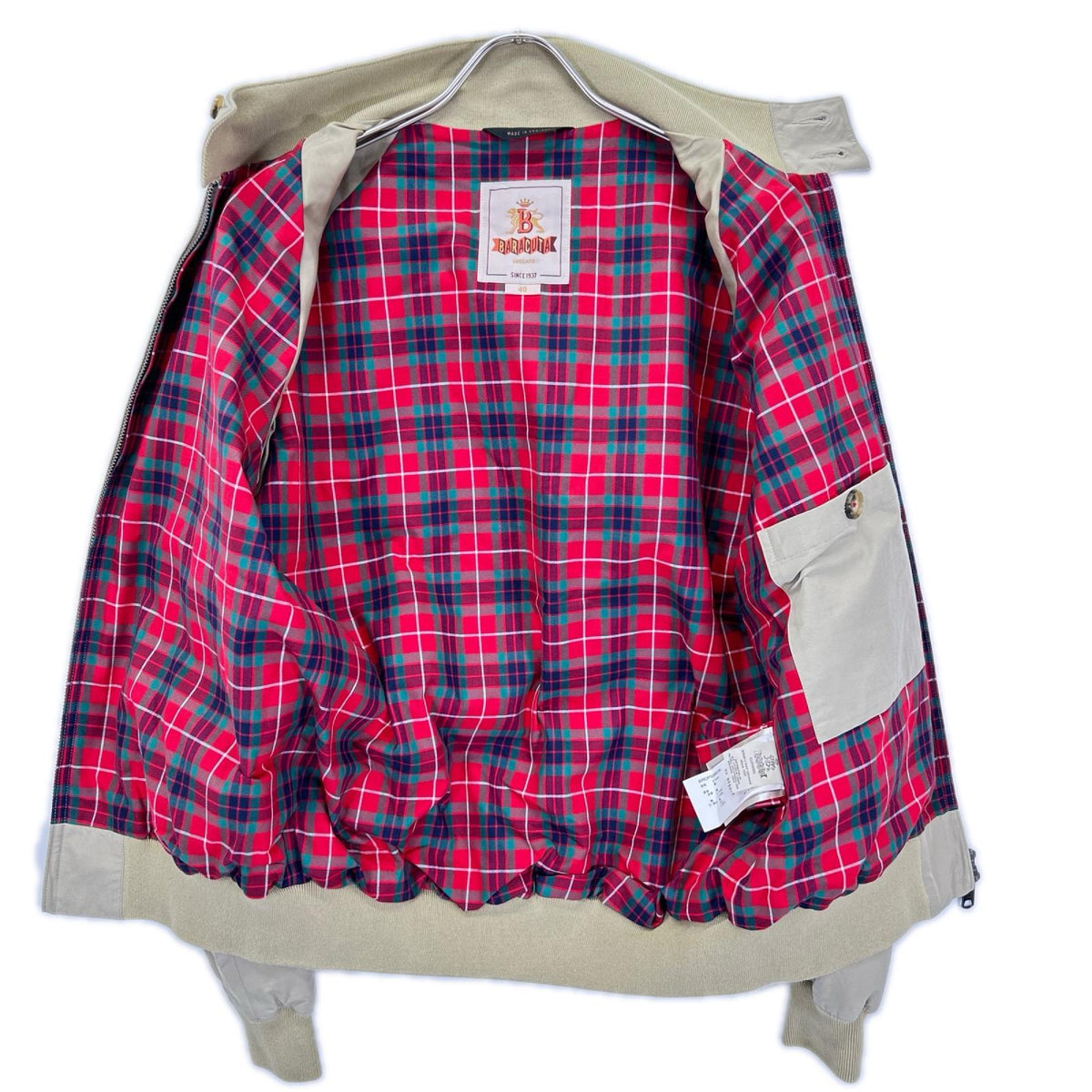 BARACUTA バラクータ BRCPS0001N ベージュ G9 ハリントンジャケット ジャケット