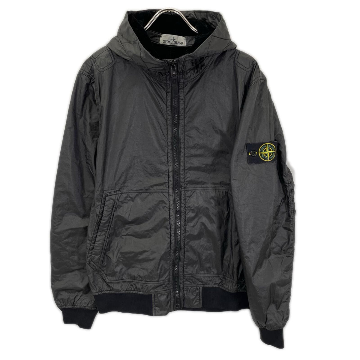 STONE ISLAND ストーンアイランド 69154435 ブラック ナイロン フーテッドジャケット ジャケット