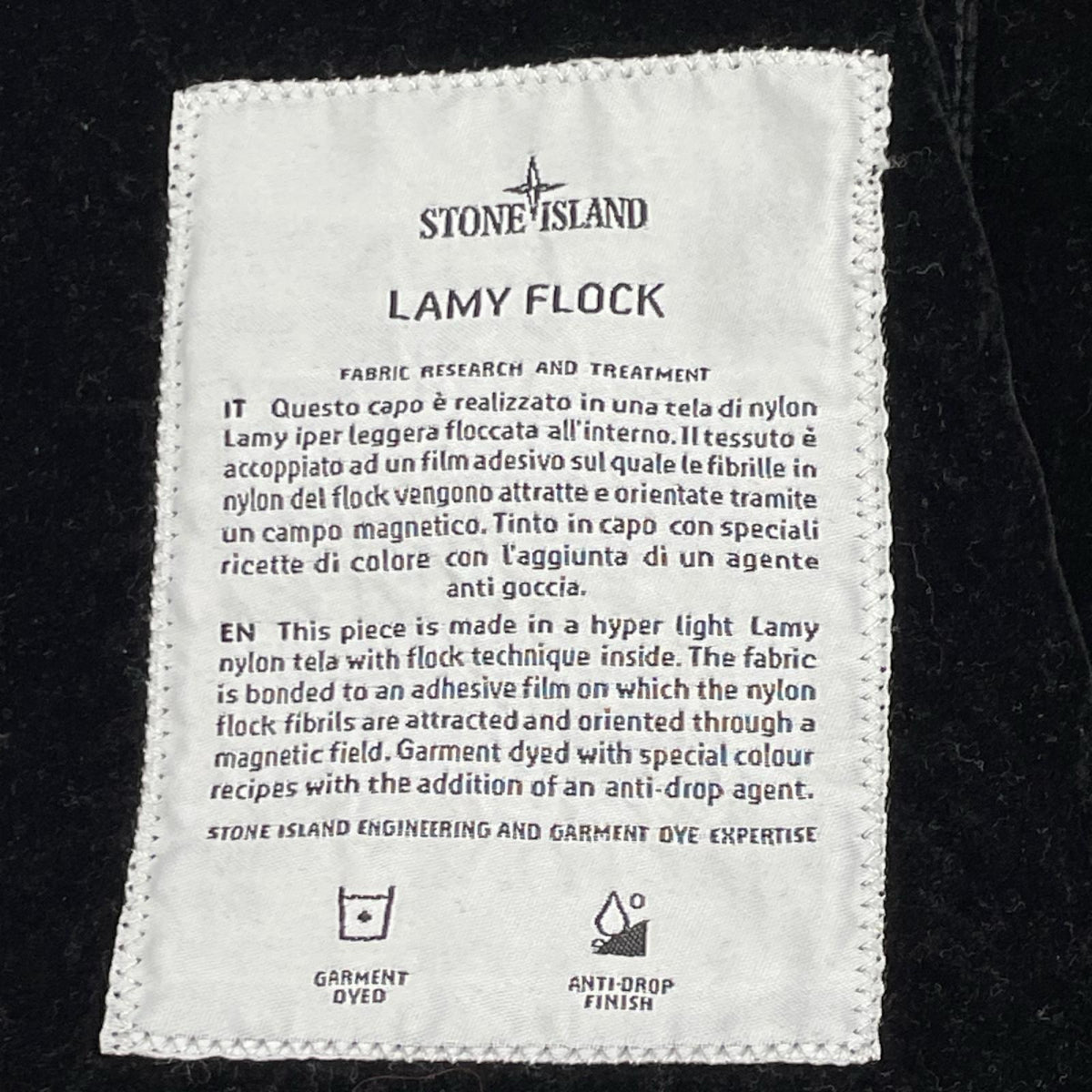 STONE ISLAND ストーンアイランド 69154435 ブラック ナイロン フーテッドジャケット ジャケット