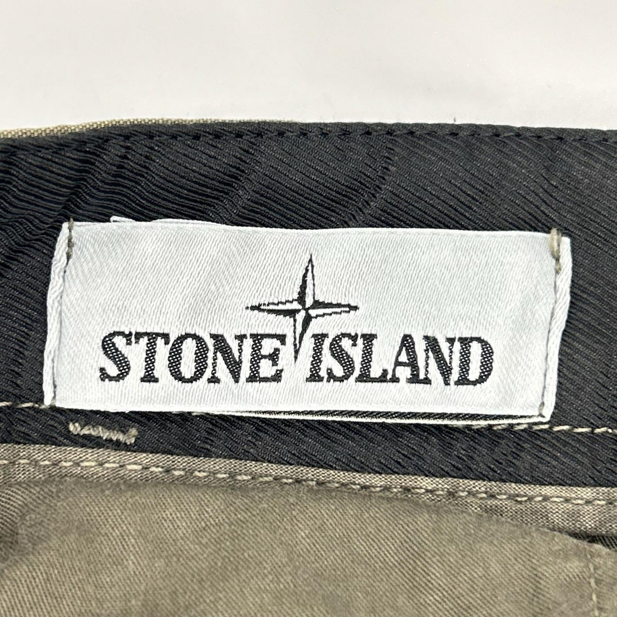 STONE ISLAND ストーンアイランド 6915323WI カーキ コットンストレッチガーメントダイパンツ ボトムス