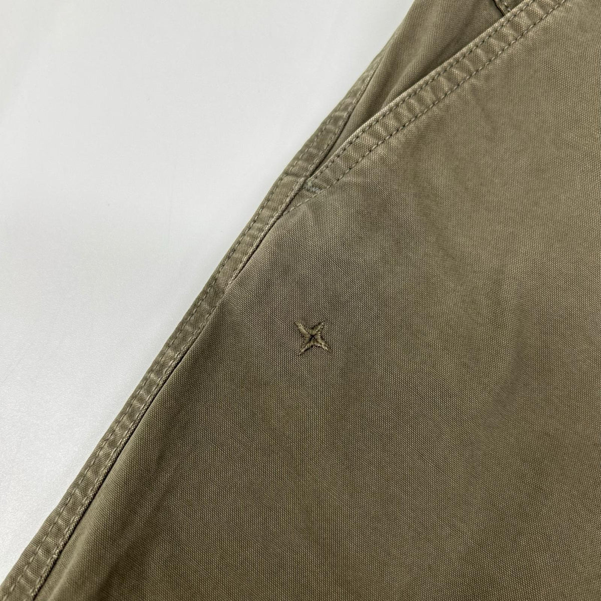 STONE ISLAND ストーンアイランド 6915323WI カーキ コットンストレッチガーメントダイパンツ ボトムス