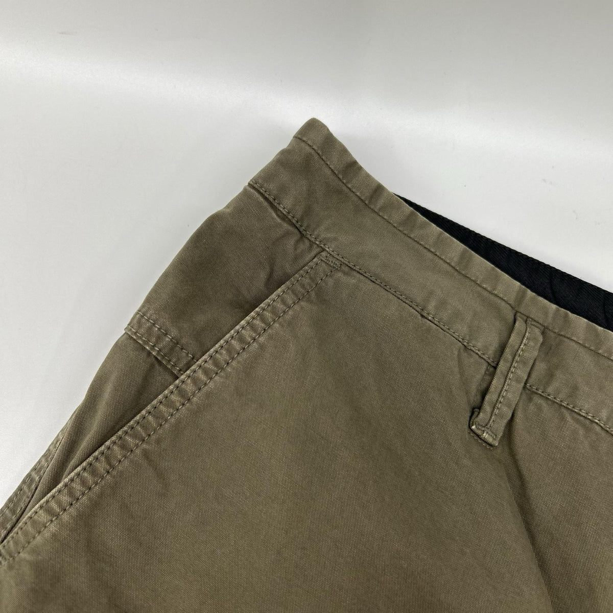 STONE ISLAND ストーンアイランド 6915323WI カーキ コットンストレッチガーメントダイパンツ ボトムス