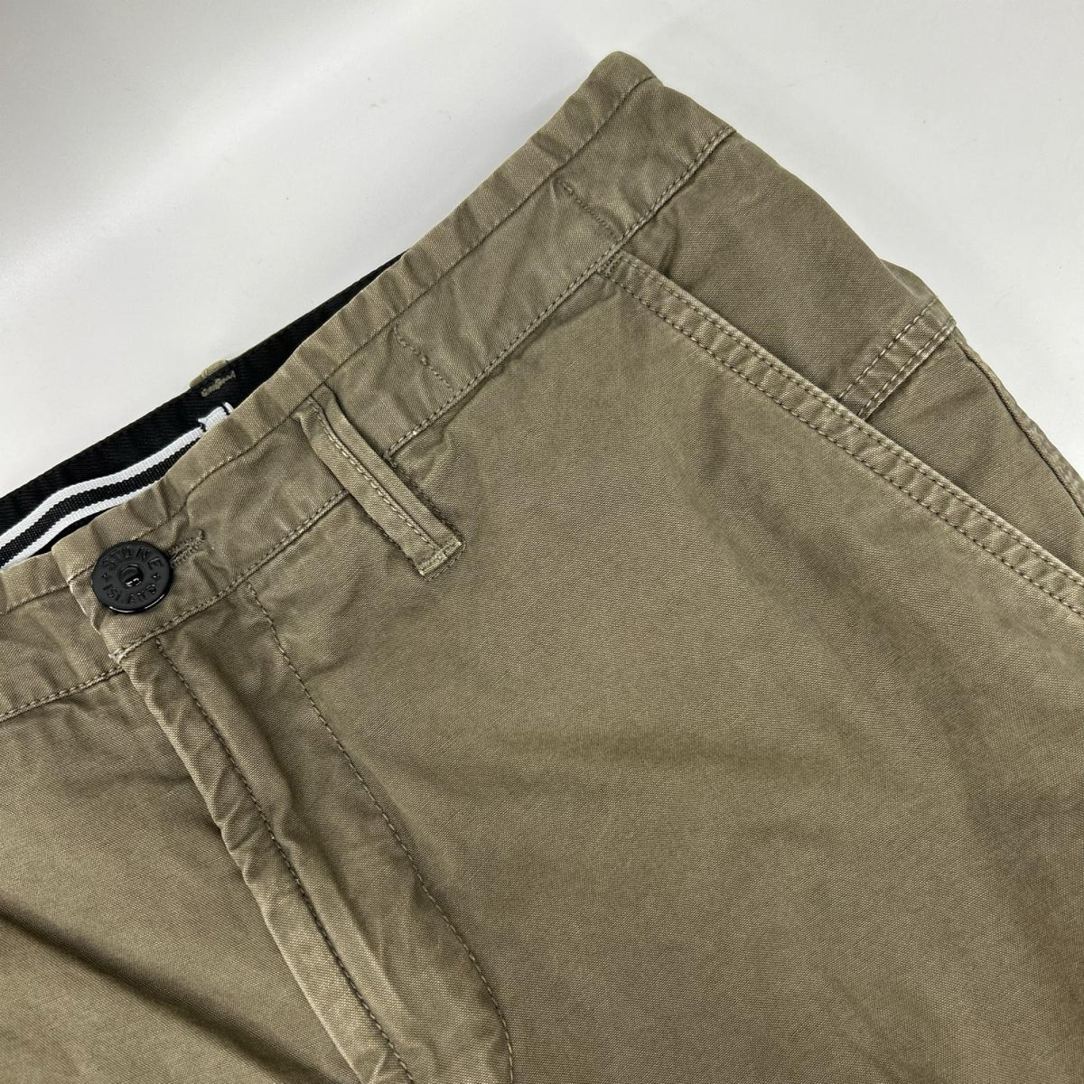 STONE ISLAND ストーンアイランド 6915323WI カーキ コットンストレッチガーメントダイパンツ ボトムス