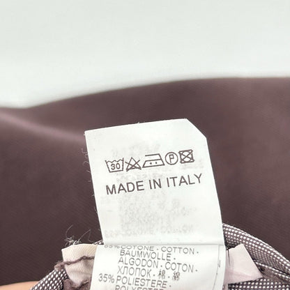 BRUNELLO CUCINELLI ブルネロクチネリ ボルドー コットン チノ センタープレススラックス ボトムス