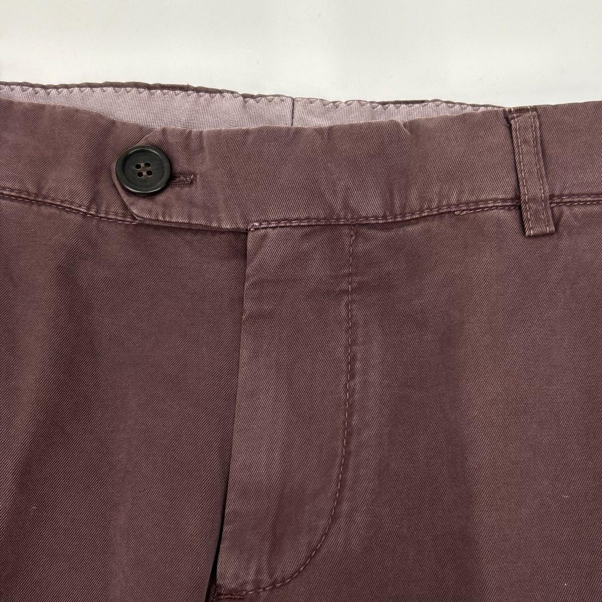BRUNELLO CUCINELLI ブルネロクチネリ ボルドー コットン チノ センタープレススラックス ボトムス