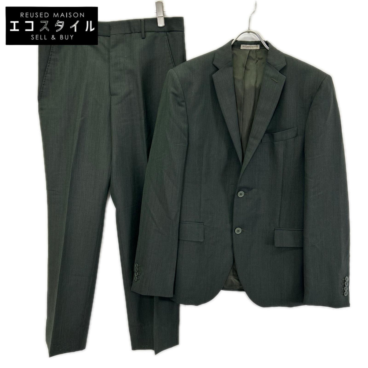 BOTTEGA VENETA ボッテガヴェネタ 485182 グリーン ウール スーツ/パンツ セットアップ スーツ セットアップ