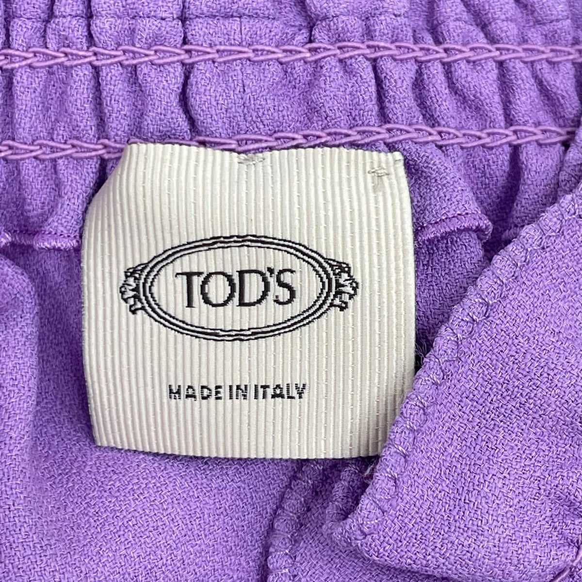 TOD'S トッズ ライトパープル リボン ワンピース ワンピース