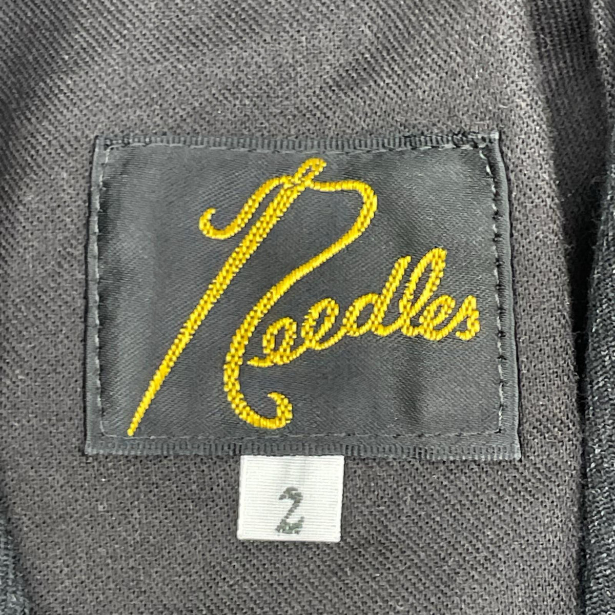 needles ニードルズ CH173 ブラック グレンチェック ダーツミリタリーパンツ ボトムス