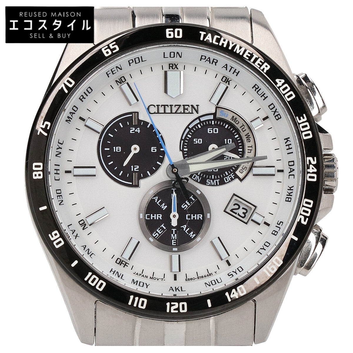 CITIZEN シチズン CB5874-90A E660 CITIZEN COLLECTION シチズンコレクション クロノグラフ エコ・ドライブ電波 腕時計