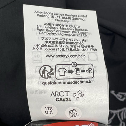 ARC'TERYX アークテリクス X000010004 ブラック ベーダ ジャケット ジャケット