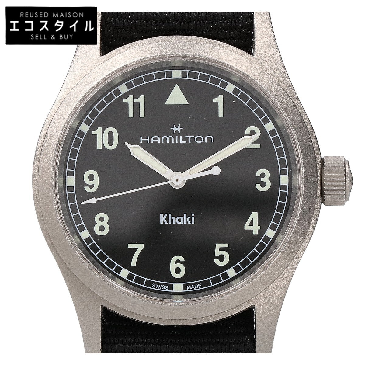 HAMILTON ハミルトン 【美品】H69401430 カーキ フィールド Quartz クオーツ 腕時計
