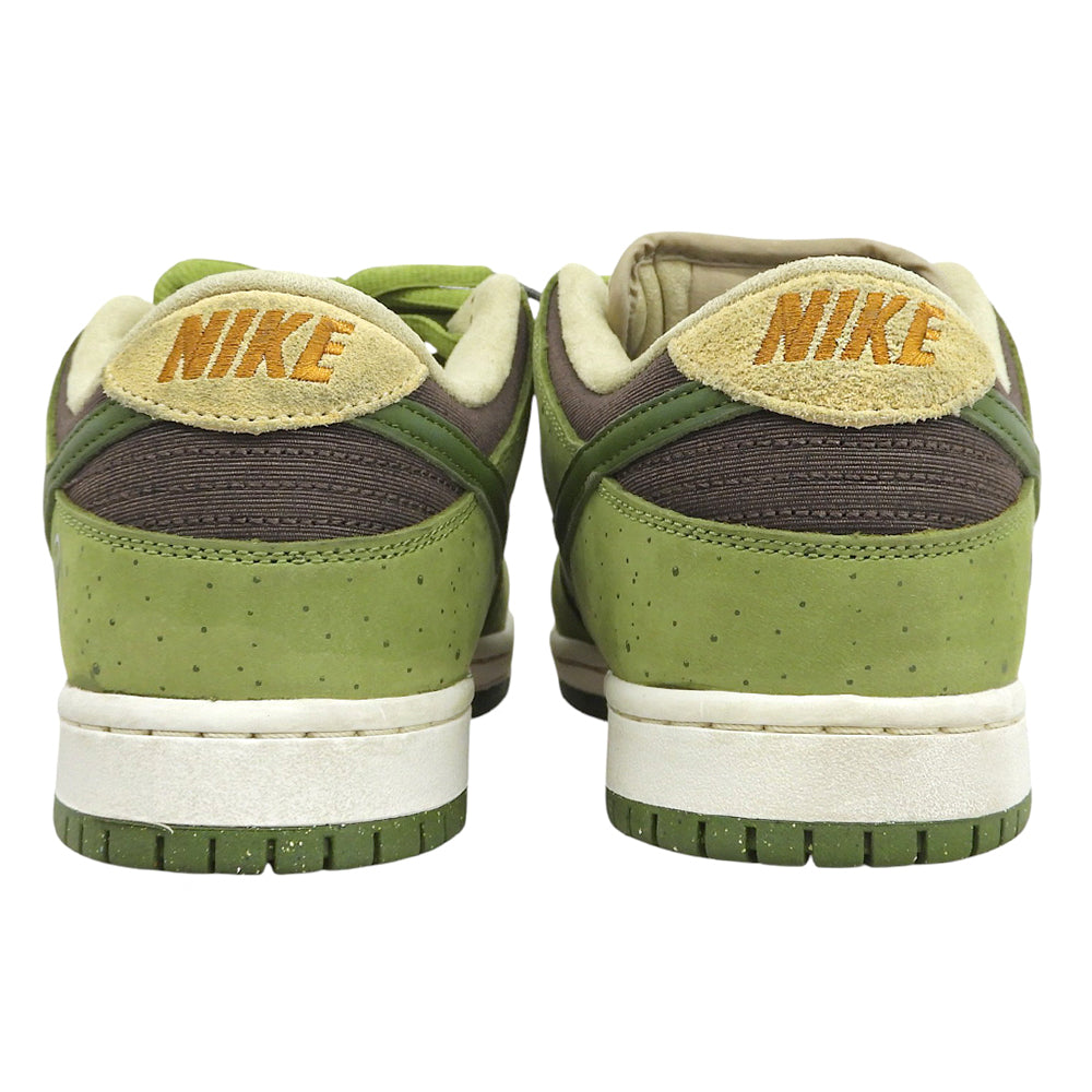 NIKE ナイキ 新品同様 Yuto Horigome × Nike SB Dunk Low Matcha スニーカー シューズ メンズ グリーン×ベージュ 26.5cm HF8022-300 シューズ