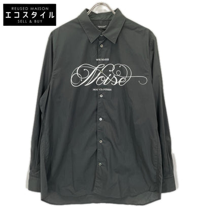 UNDER COVER アンダーカバー UCY9404 ブラック WE MAKE NOISE ブロード シャツ トップス