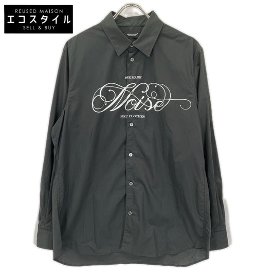 UNDER COVER アンダーカバー UCY9404 ブラック WE MAKE NOISE ブロード シャツ トップス