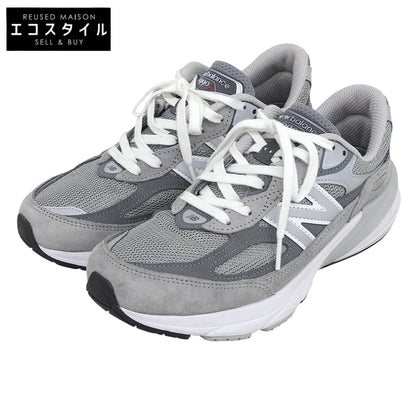 NEW BALANCE ニューバランス 美品 ローカットスニーカー シューズ メンズ グレー 25.0cm M990GL6 シューズ
