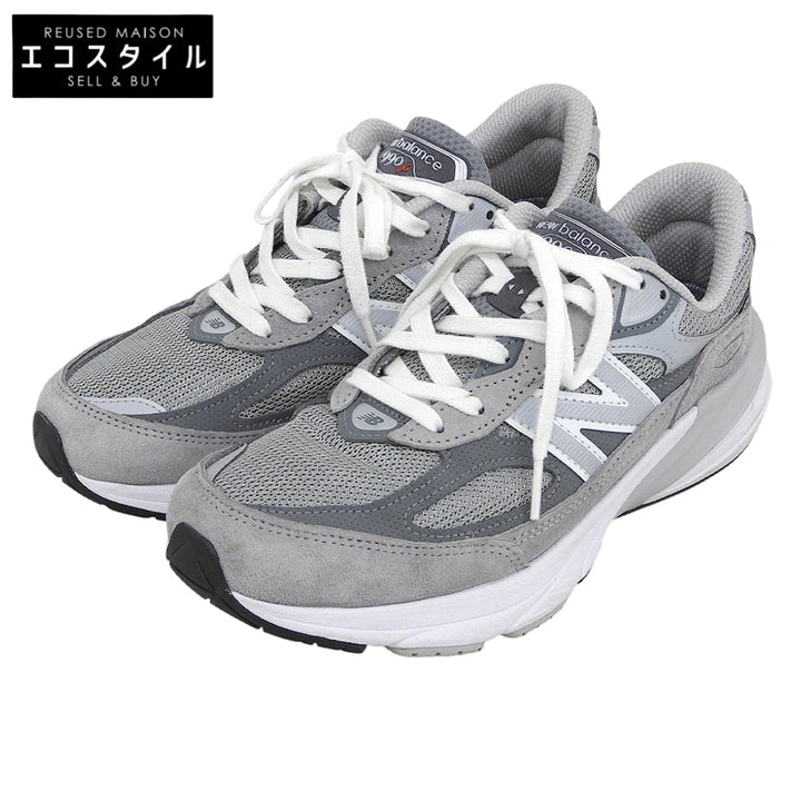 NEW BALANCE ニューバランス 美品 ローカットスニーカー シューズ メンズ グレー 25.0cm M990GL6 シューズ