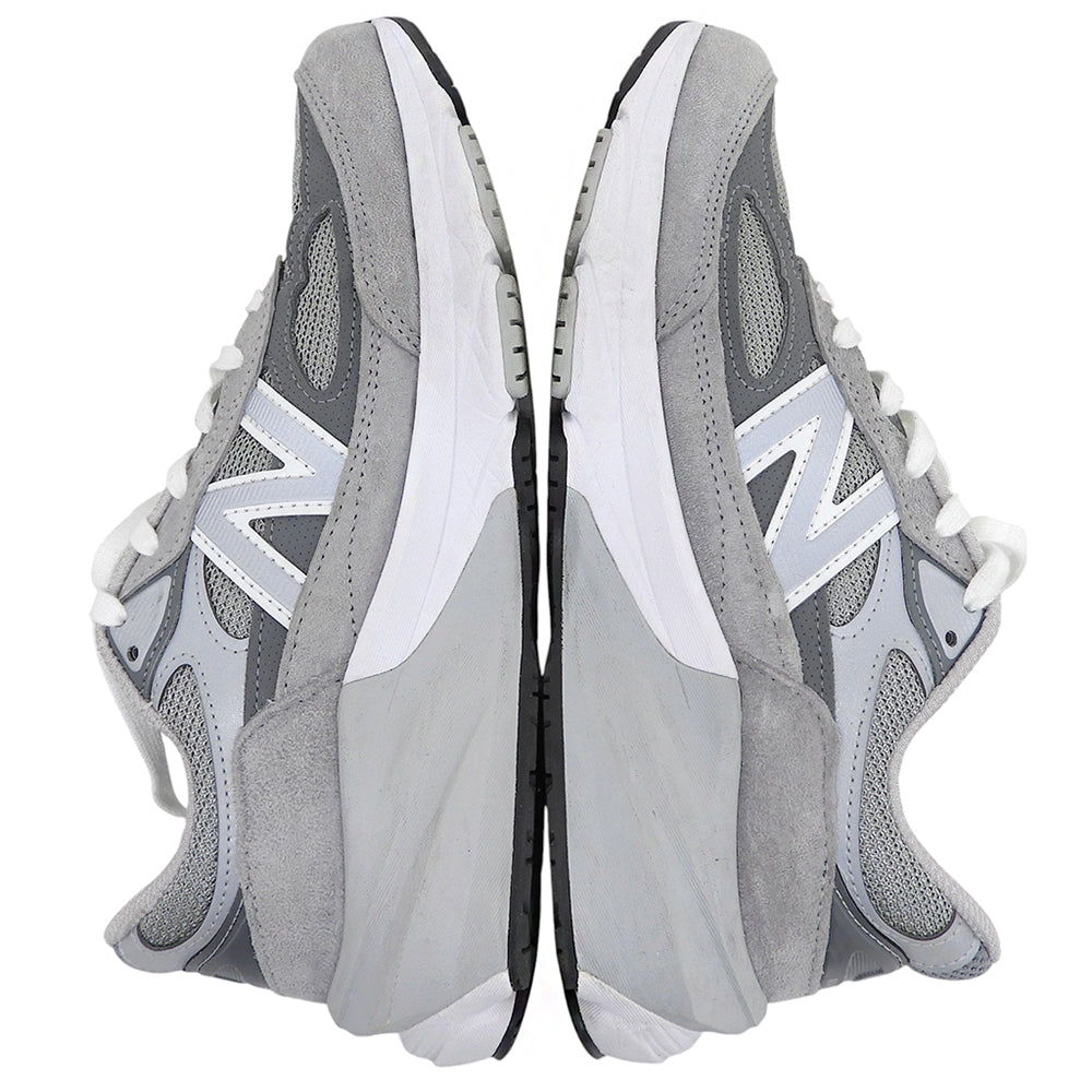 NEW BALANCE ニューバランス 美品 ローカットスニーカー シューズ メンズ グレー 25.0cm M990GL6 シューズ