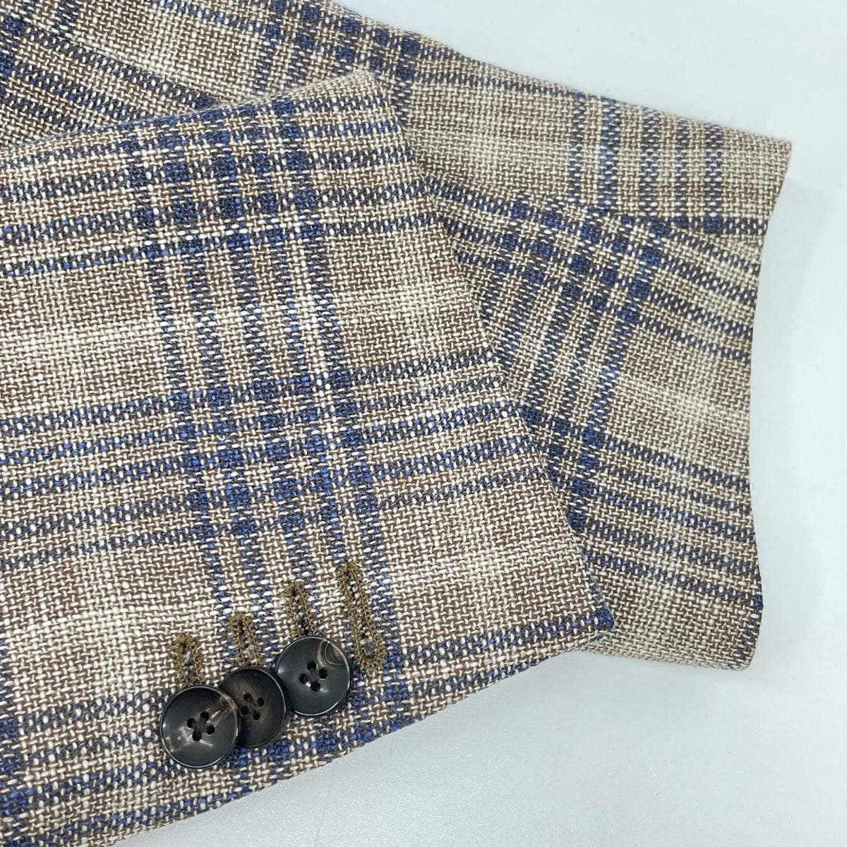 LARDINI ラルディーニ EE0526AQ チェック リネン ジャケット ジャケット