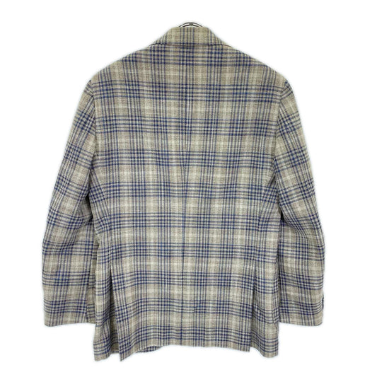 LARDINI ラルディーニ EE0526AQ チェック リネン ジャケット ジャケット