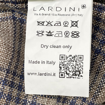 LARDINI ラルディーニ EE0526AQ チェック リネン ジャケット ジャケット