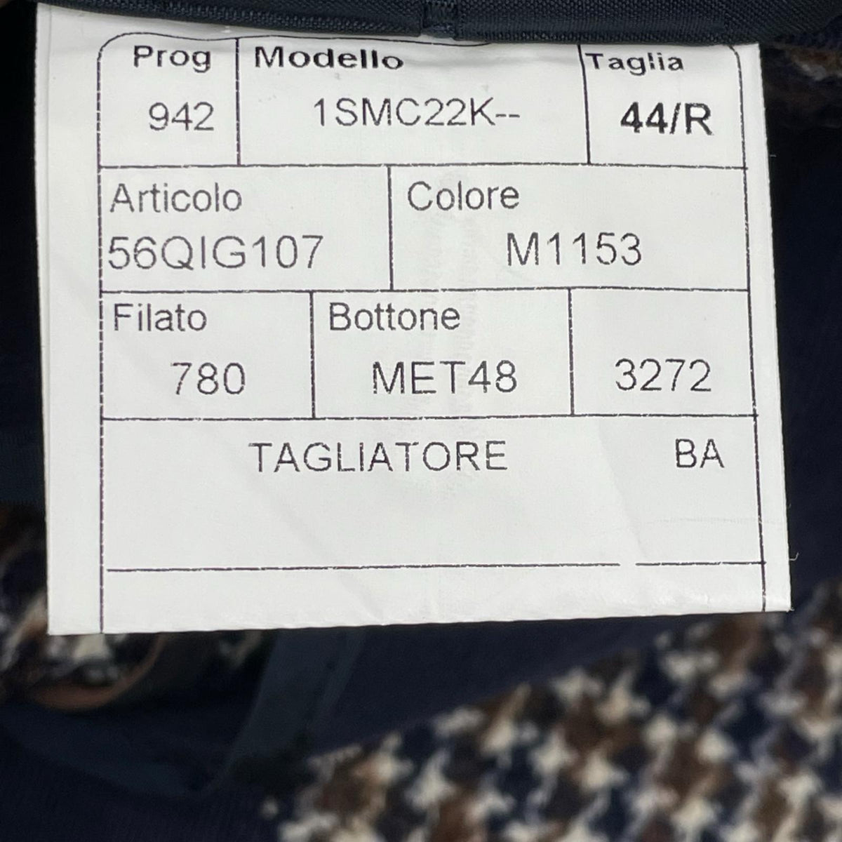 TAGLIATORE タリアトーレ 1SMC22K ブラウン ウール モンテカルロ シングルジャケット ジャケット