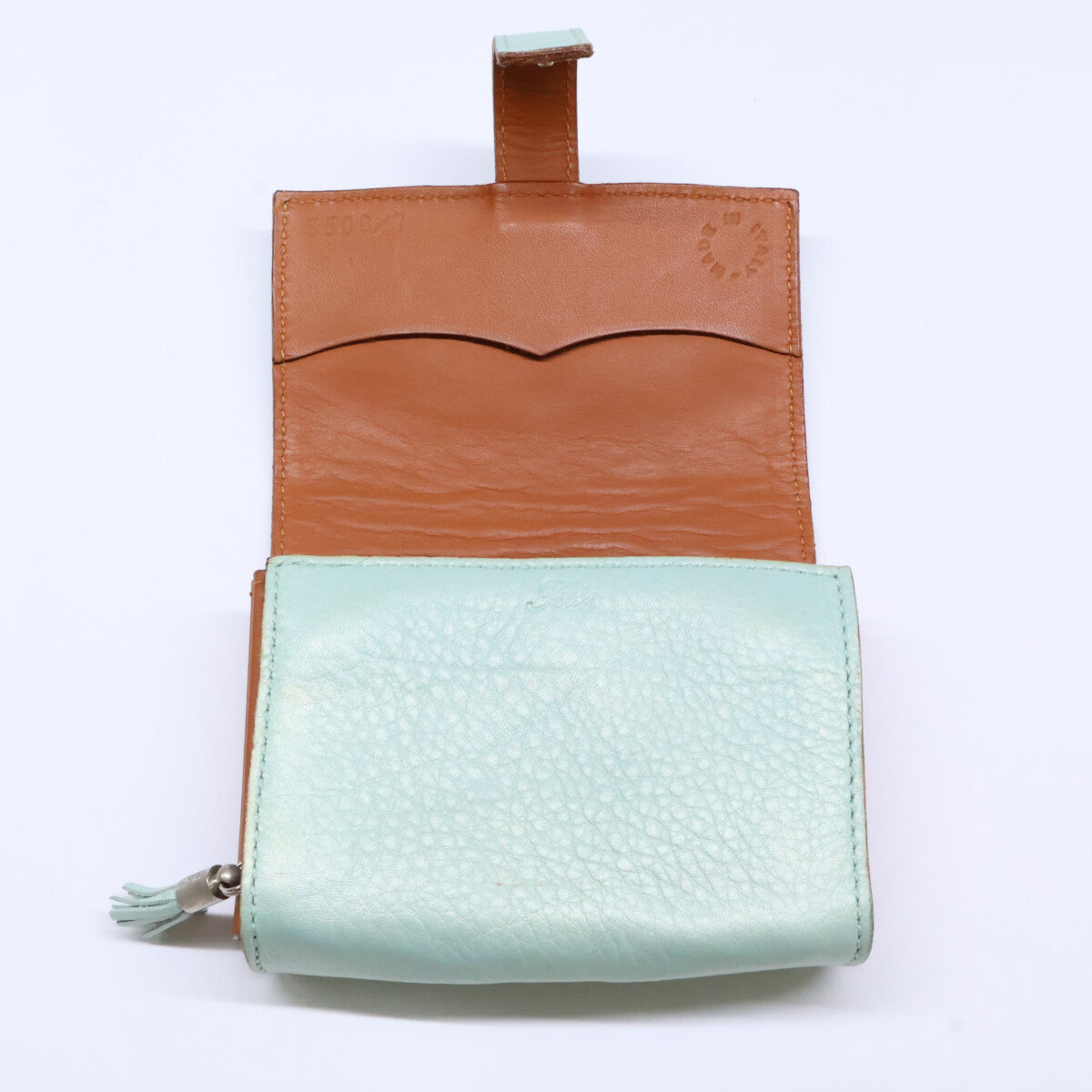 Felisi フェリージ 【美品】3500/7 コロコロ レザー コンパクトウォレット 二つ折り財布（小銭入れあり）