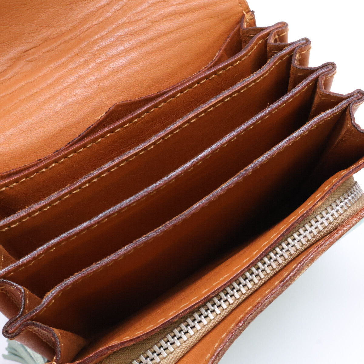 Felisi フェリージ 【美品】3500/7 コロコロ レザー コンパクトウォレット 二つ折り財布（小銭入れあり）