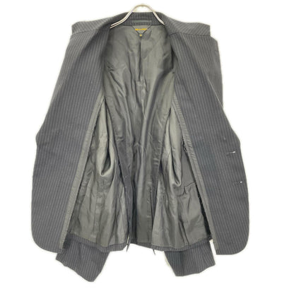 COMMEdesGARCONS コムデギャルソン GN-J023 ブラック ストライプ カットオフ ジャケット ジャケット