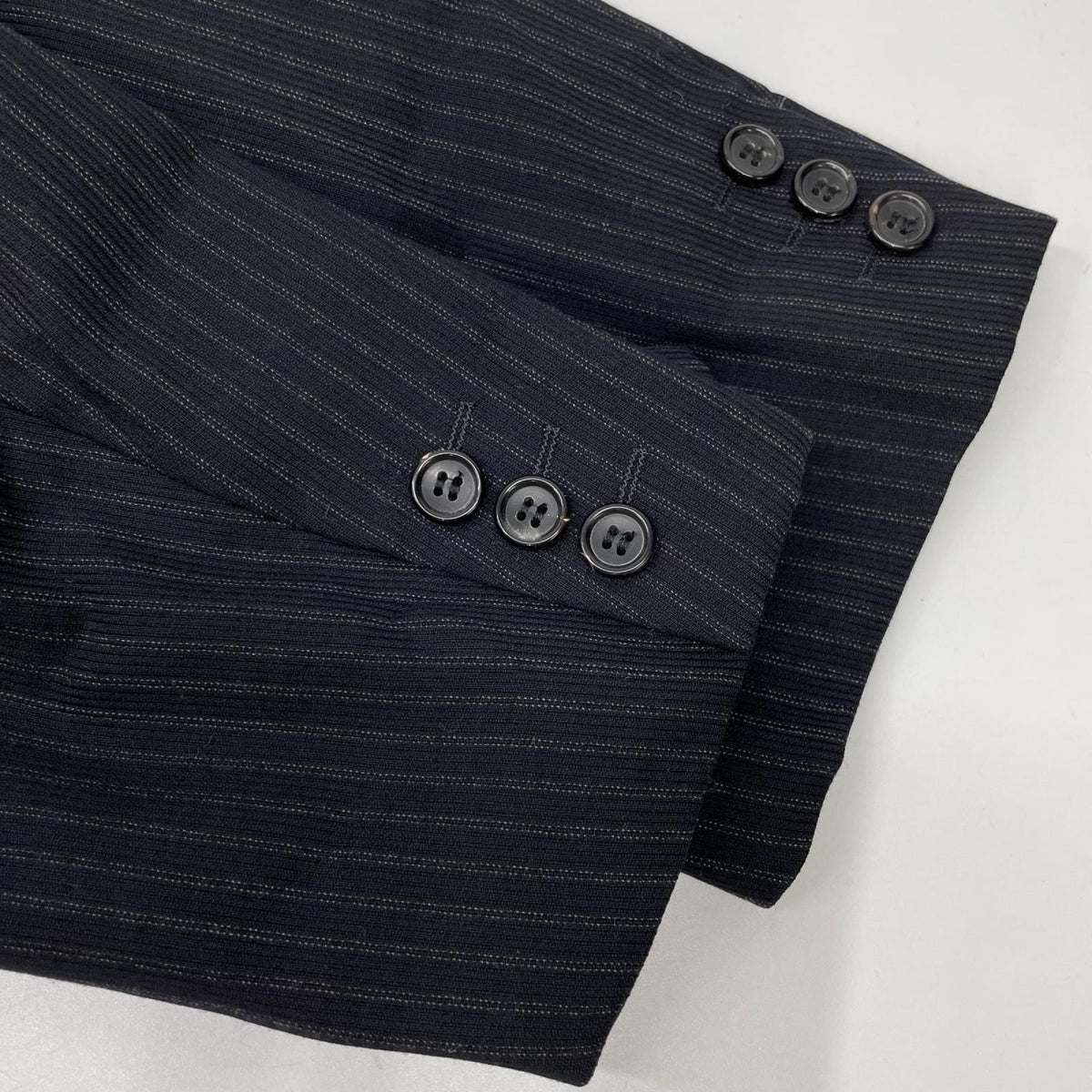 COMMEdesGARCONS コムデギャルソン GN-J023 ブラック ストライプ カットオフ ジャケット ジャケット