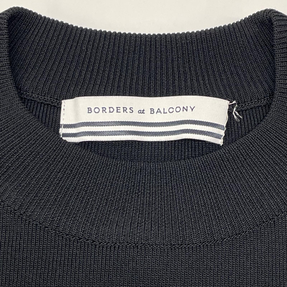 BORDERS at BALCONY ボーダーズアットバルコニー ブラック ジュリエットショルダートップス トップス