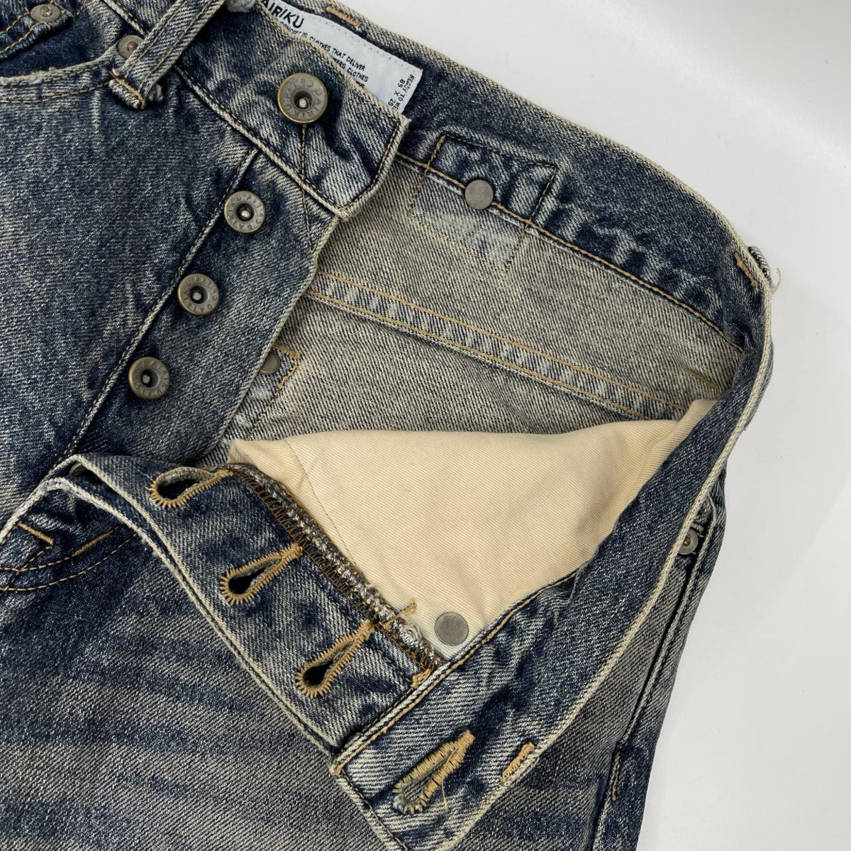 DAIRIKU ダイリク 24SS D-13 インディゴ Straight Denim Pants ボトムス