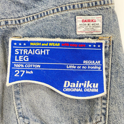 DAIRIKU ダイリク 24SS D-13 インディゴ Straight Denim Pants ボトムス