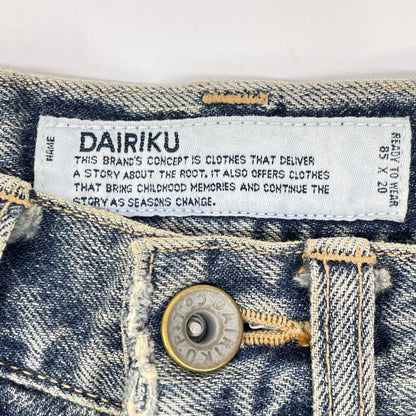 DAIRIKU ダイリク 24SS D-13 インディゴ Straight Denim Pants ボトムス