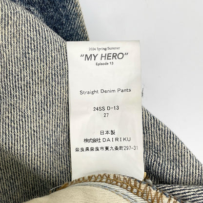 DAIRIKU ダイリク 24SS D-13 インディゴ Straight Denim Pants ボトムス
