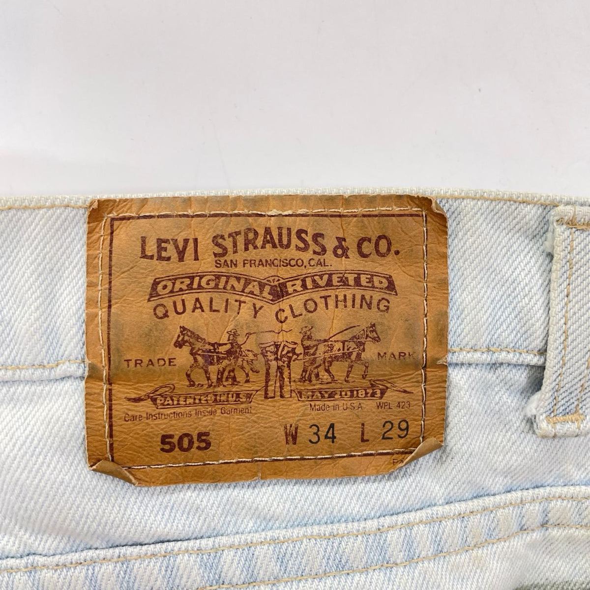 LEVI'S リーバイス 92年製 40505-0205 ライトブルー デニムパンツ ボトムス