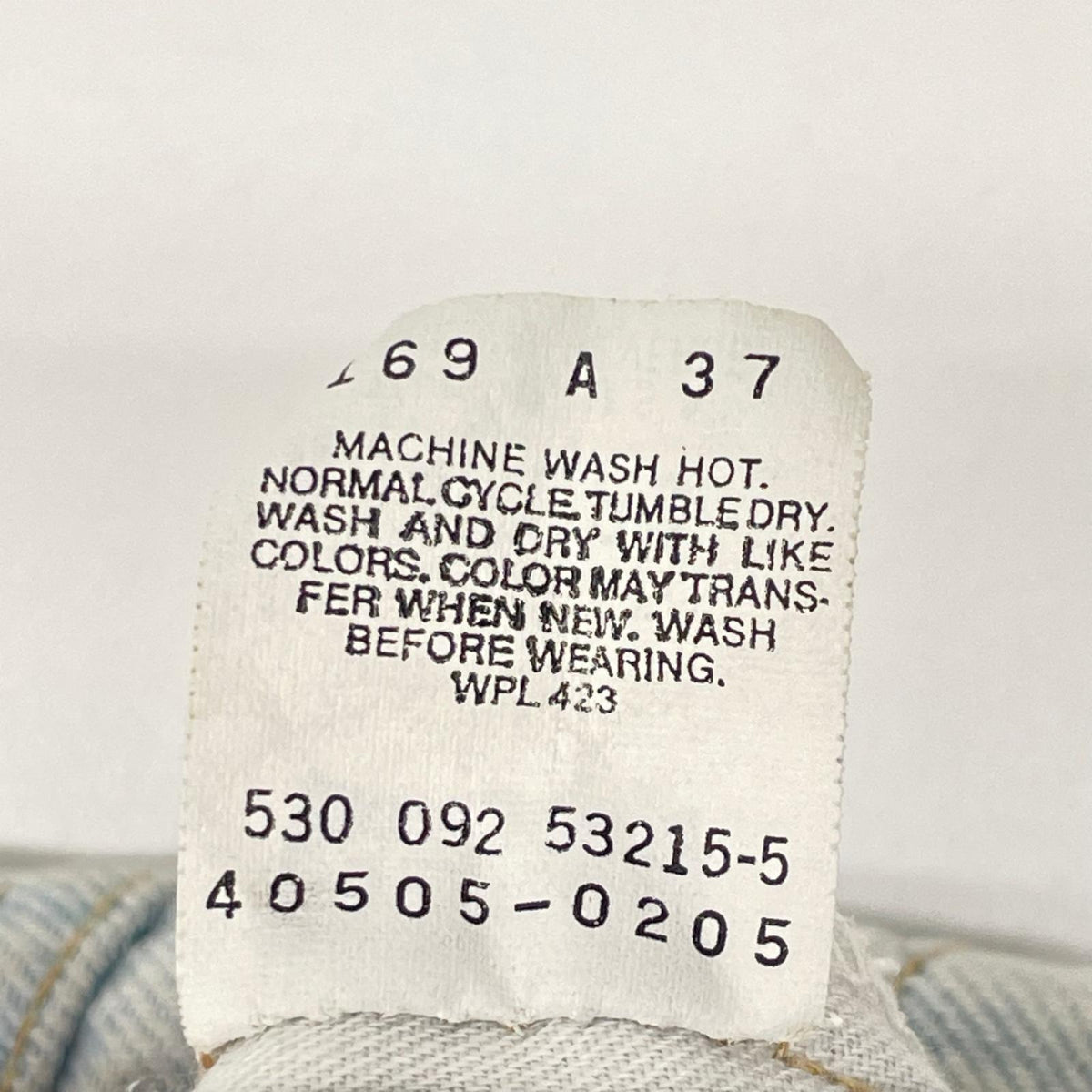 LEVI'S リーバイス 92年製 40505-0205 ライトブルー デニムパンツ ボトムス