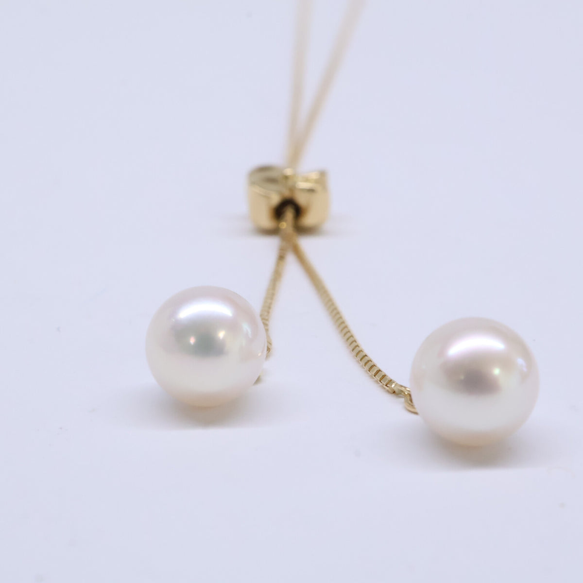 TASAKI タサキ K18 クローバーモチーフ 7mmパール ネックレス