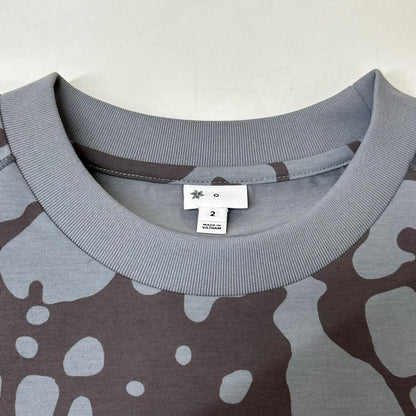GOLDWIN ゴールドウィン 25SS GZ45109 グレー 総柄 長袖 Tシャツ トップス