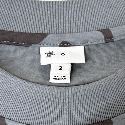 GOLDWIN ゴールドウィン 25SS GZ45109 グレー 総柄 長袖 Tシャツ トップス