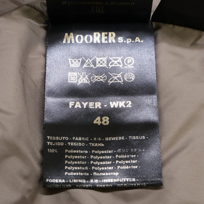 MOORER ムーレー 【国内正規】FAYER-WK2 ナイロン フード付ダウン ベスト