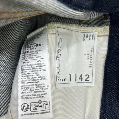 sacai サカイ 【×Levi's】26AW 26-01142S インディゴ Belted Wide Pants ボトムス