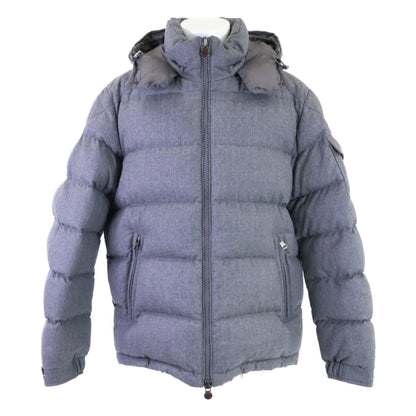 MONCLER モンクレール 【美品】MONTGENEVRE モンジュネーブル ウール フード付ダウンジャケット ジャケット